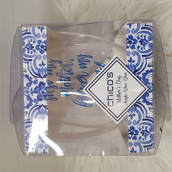 Chico's Stemless Acrylic Wine Glass Tumbler For Mother - Picture 4 of 9
